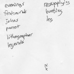 What's on your list?