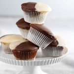 black and white cupcakes